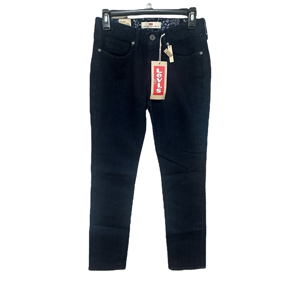 Levis Perfect Waist Straight Leg Petite Jeans